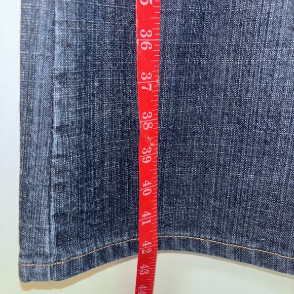 Calvin Klein Womens Jeans Size 13 Bootcut Mid Rise Flare Denim Casual‎ Y2K 70’s - Picture 11 of 12